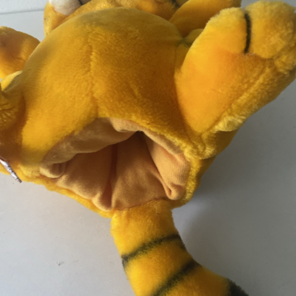 Garfield Cat Puppet 12 Inch Stuffed Plush Doll Figure Toy VTG Show Movie Dakin - Picture 9 of 9